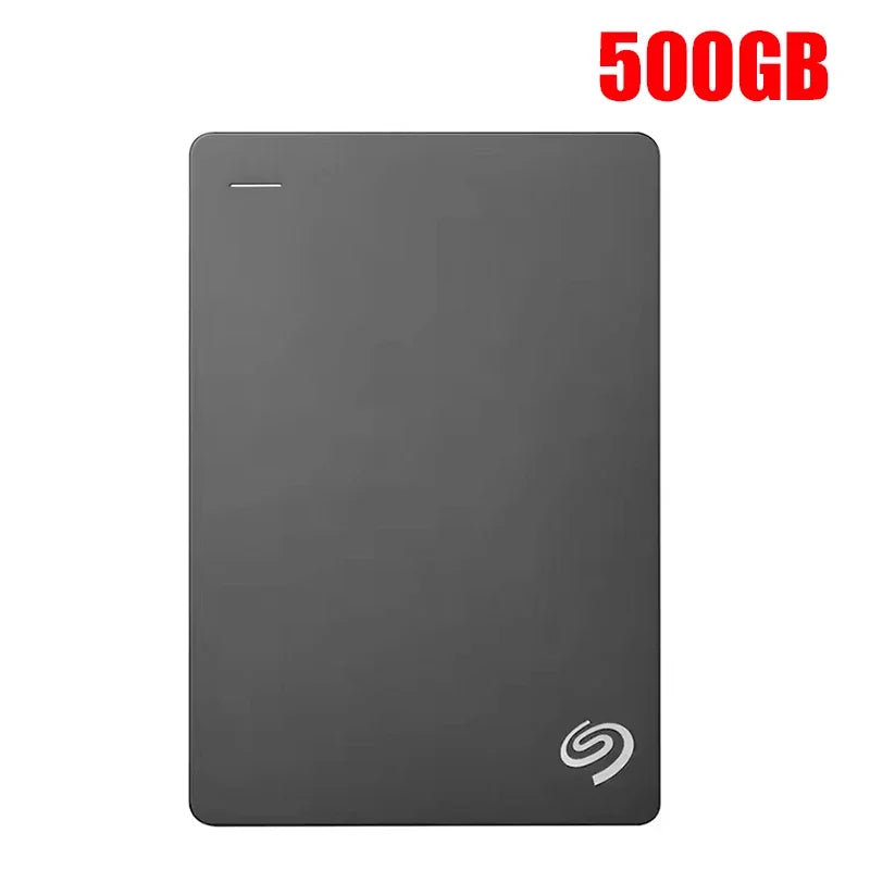 For Seagate External Hard Disk, 500GB/1TB/2TB, Ultra-Thin 2.5" Portable HDD, High-Speed for Fast Storage & Secure Backup