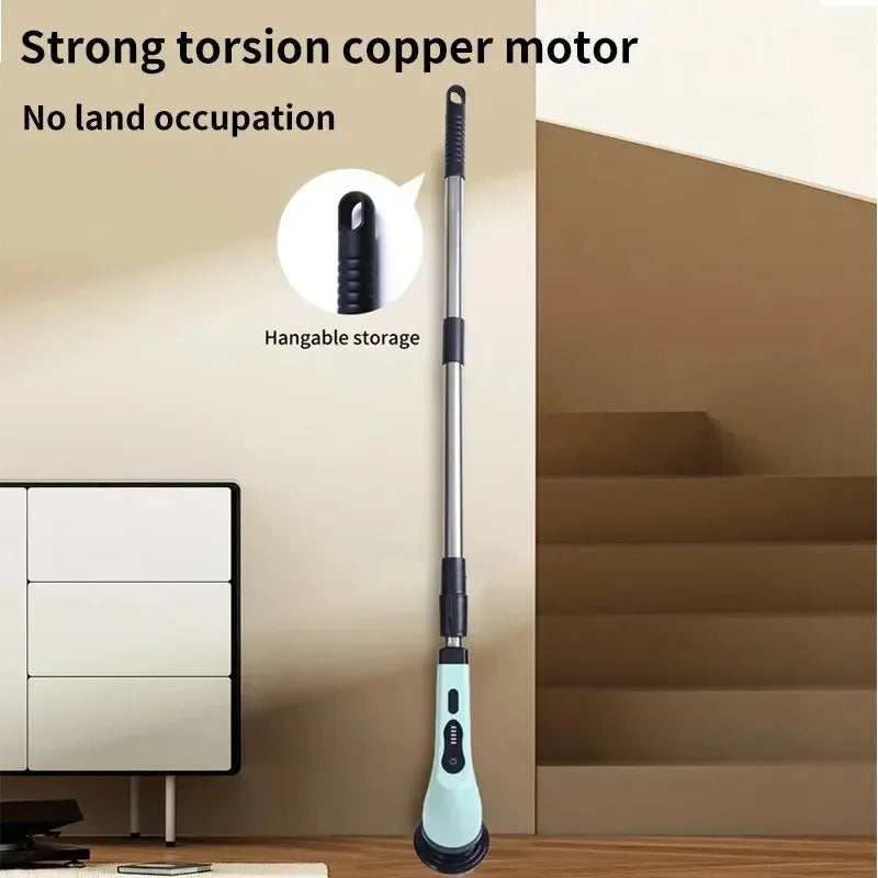 Cepillo de limpieza eléctrico inalámbrico para baño, ventana, cocina, automoción, máquina de limpieza rotatoria multifuncional para el hogar