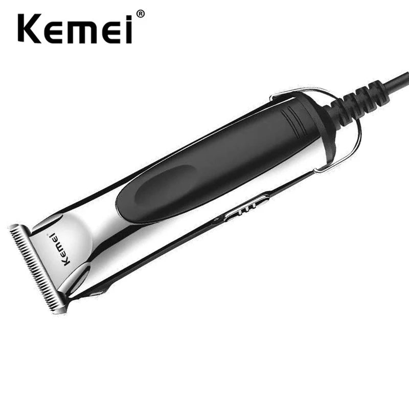 Kemei 850 cortadora de pelo profesional con cable para hombres, máquina de corte de pelo eléctrica, kit de peluquería para niños en casa