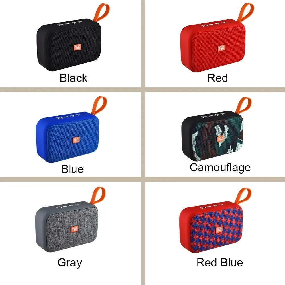 Altavoz inalámbrico Bluetooth portátil Mini Radio FM Impermeable Pequeño Subwoofer Caja de Sonido Música Woofer Computadora PC AUX Caixa De Som