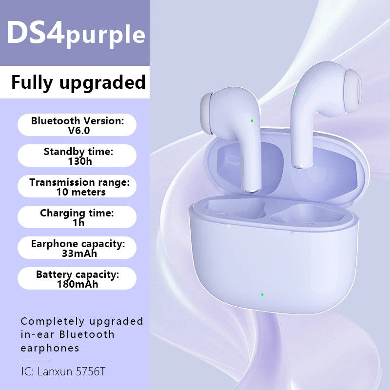 Original Bluetooth Wireless Earphone High-Quality Noise-Canceling TWS Gaming Earbuds Headphones With Multiple Devices