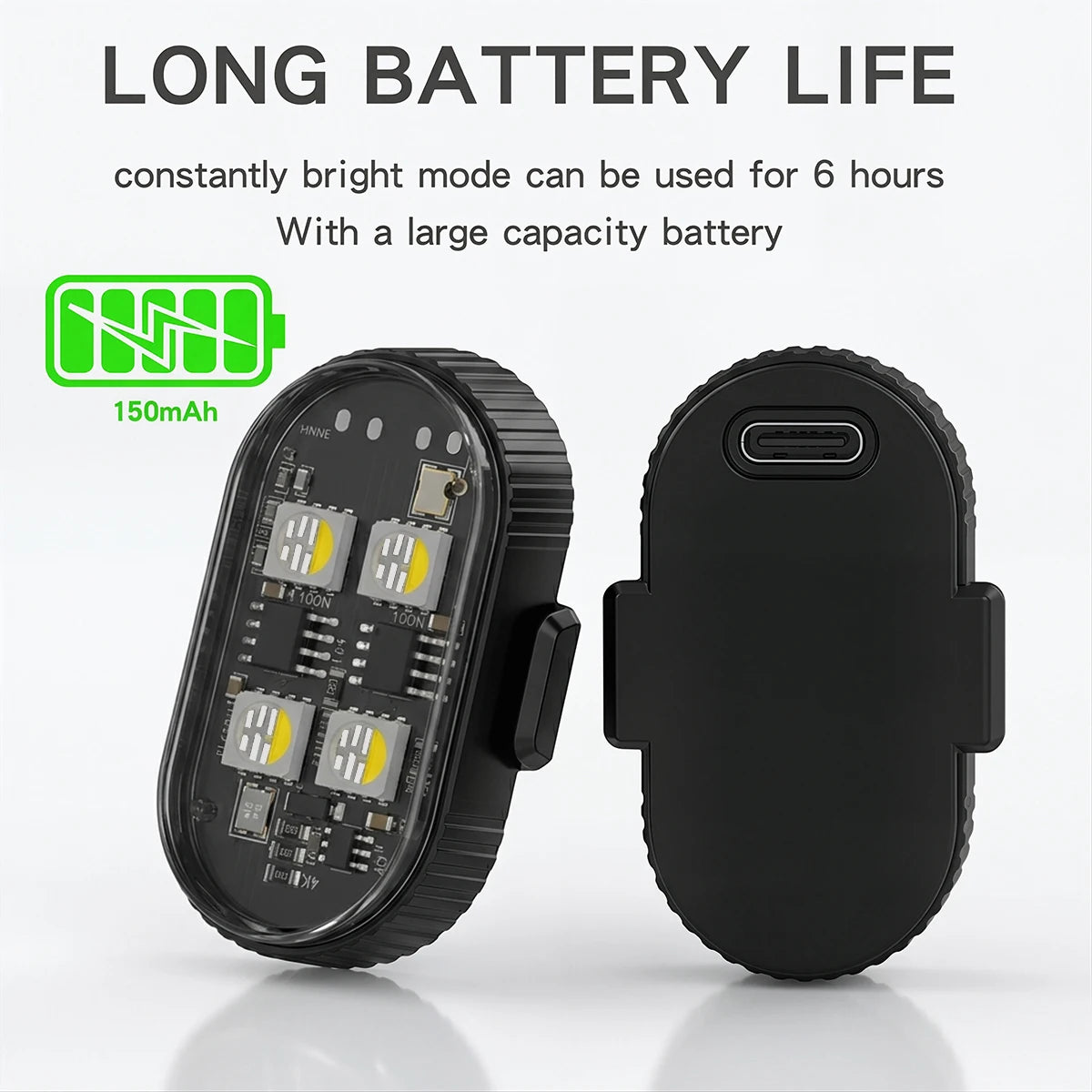 RGB LED Motorcycle Strobe light Car LED Flash Rechargeable Wireless Light Aircraft Airplane Helicopter Warning Lights Accessorie
