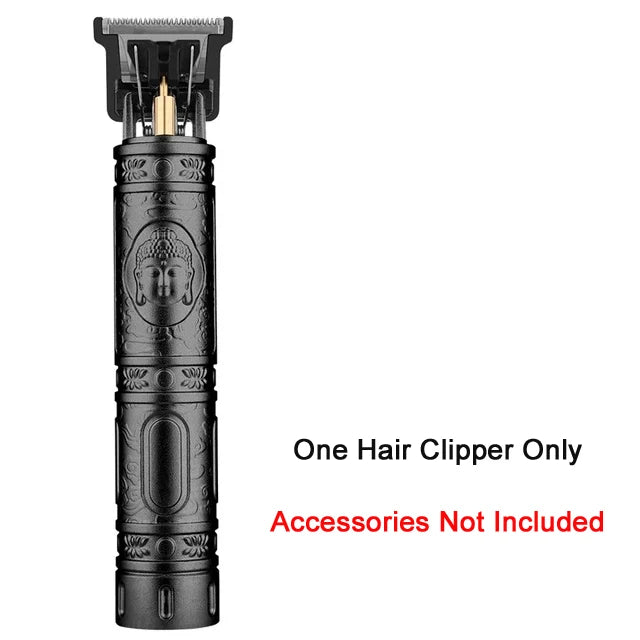 Men's Electric Vintage T9 Hair Clipper For Beard Trim Tools Professional Carving USB Charging Barber Hair Cutting Machine