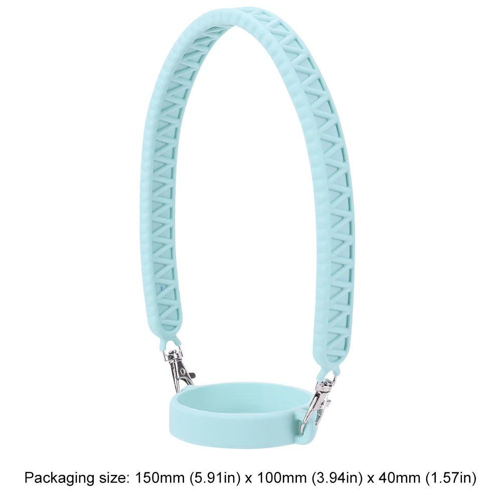 40oz Neoprene Water Bottle Carrier Bag For Stanley Quencher Cup Sleeve with Adjustable Shoulder Strap Water Bottle Holder Pouch
