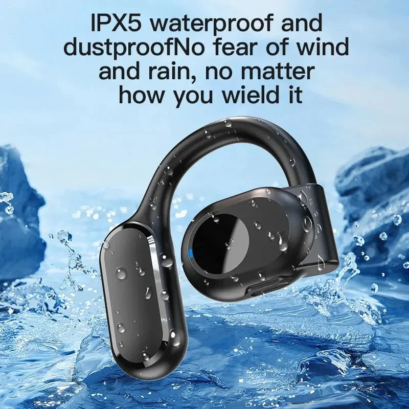 Auriculares inalámbricos Bluetooth con micrófono de conducción ósea, manos libres, con cancelación de ruido para conducir Audifonos