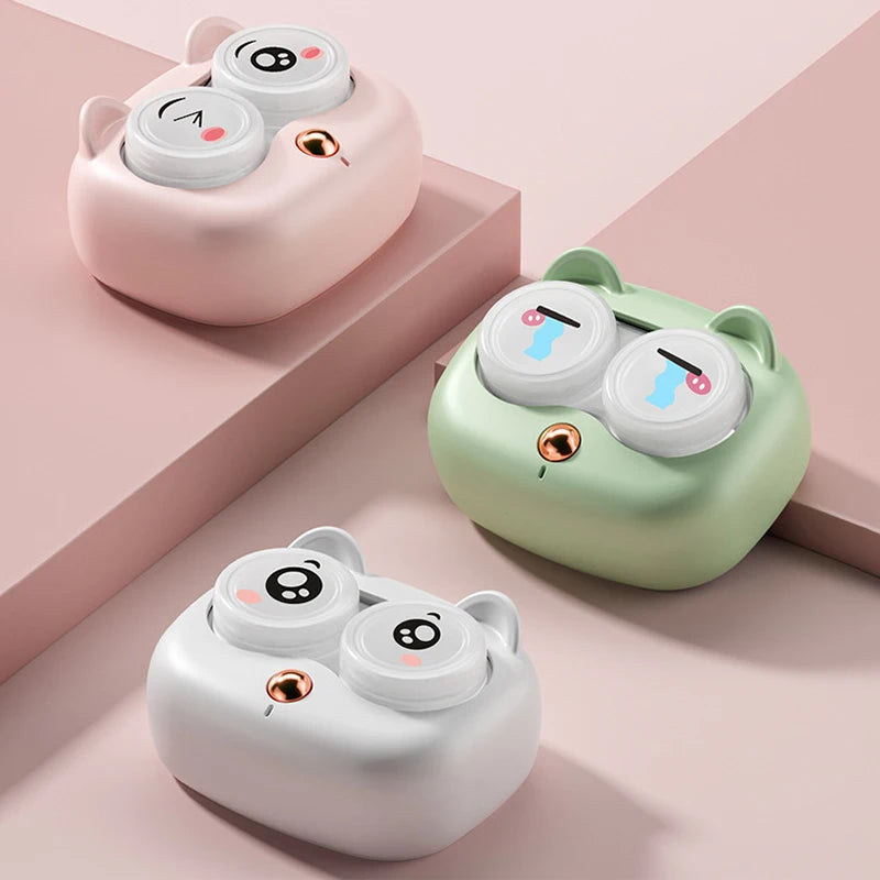 New Ultrasonic Contact Lenses Cleaner Removable Portable High Frequency Vibration Contact Lens Cleaning  For Contact Lens Care