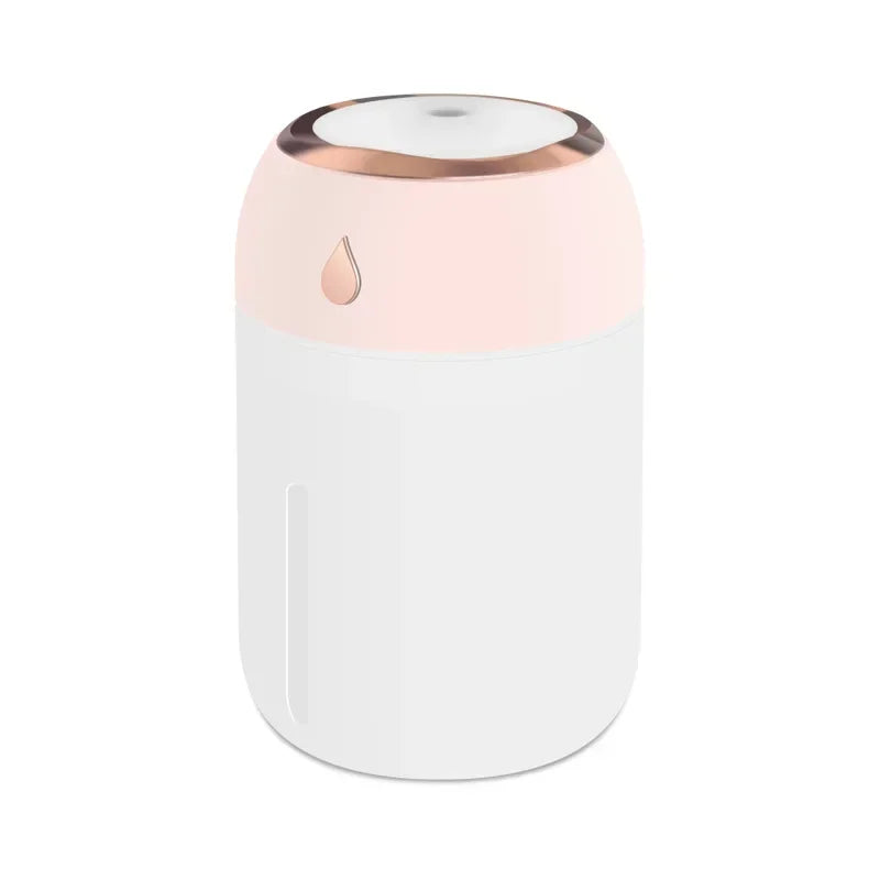 USB Car Humidifier with Color Night Light - Portable Cold Mist Sprayer and Fragrance Oil Diffuser for a Refreshing Drive Amagi