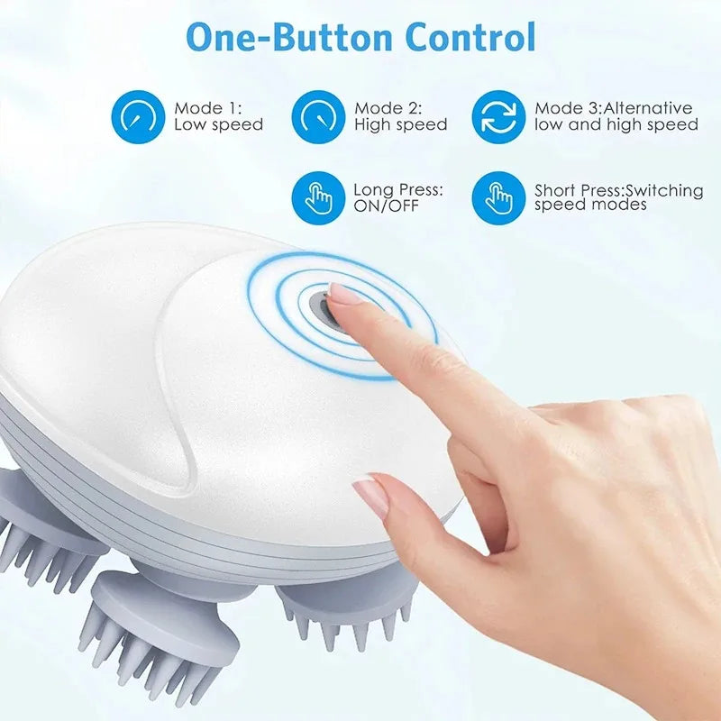 Electric Scalp Head Massager Cat Massager Therapy Antistress Relax Body Massage Remove Muscle Tension Tiredness Massageador Tool