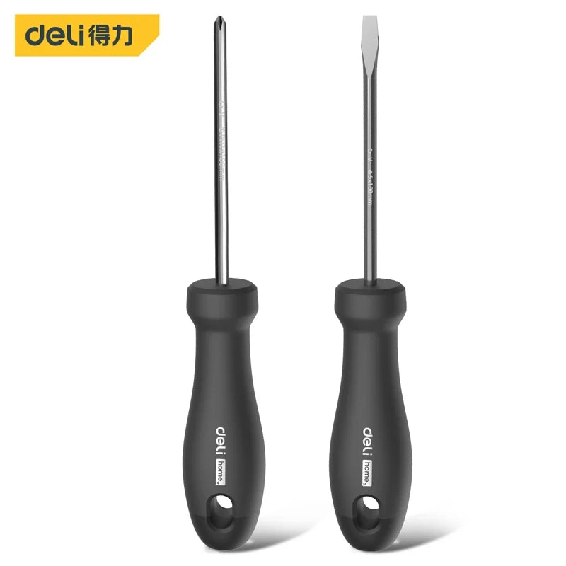 Deli Black Home Serie Hand Tools 2/4/6 Pcs Set Screwdriver Portable Tool Sets Household Reparing Kits and Accessories