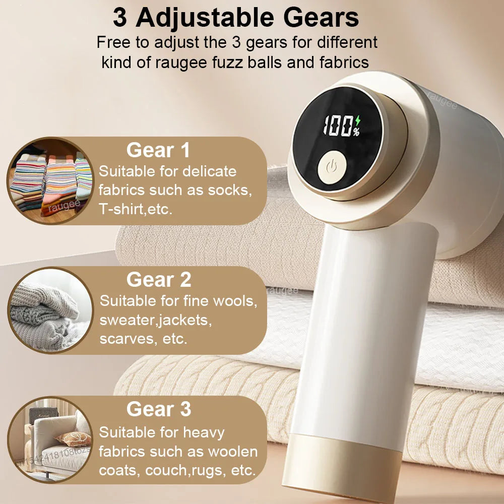 Lint Remover USB Rechargeable Electric Pellet Fluff Remover Mini Portable Sweater Hair Ball Lint Trimmer Clothes Fabric Shaver