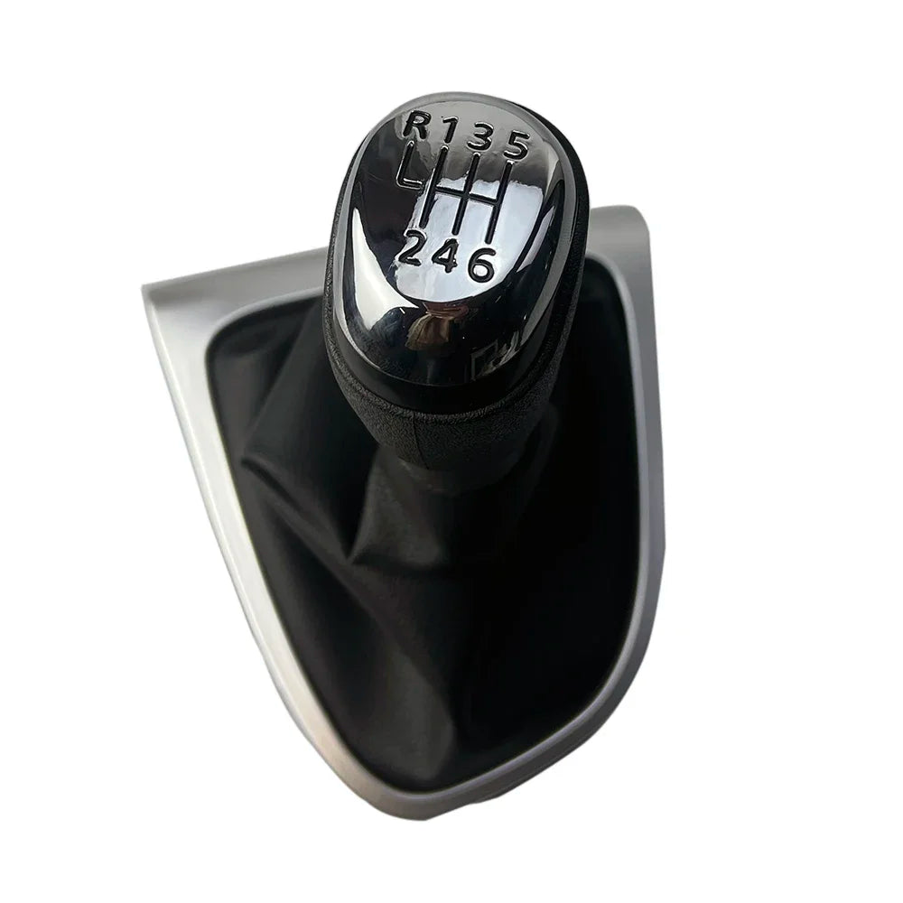 For Renault Clio 4 IV MK4 2012-2019 LHD 5/6 Speed Gear Shift Knob Gaiter Boot Cover Stick Change Head with Gearbox Dust Cover