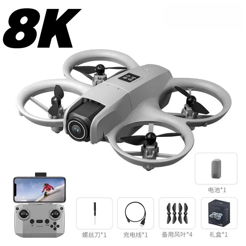 Lenovo A11 Mini GPS Foldable Drone 8K Camera Brushless 5G WIFI FPV Optical Flow 3000M Long Range Quadcopter Drone