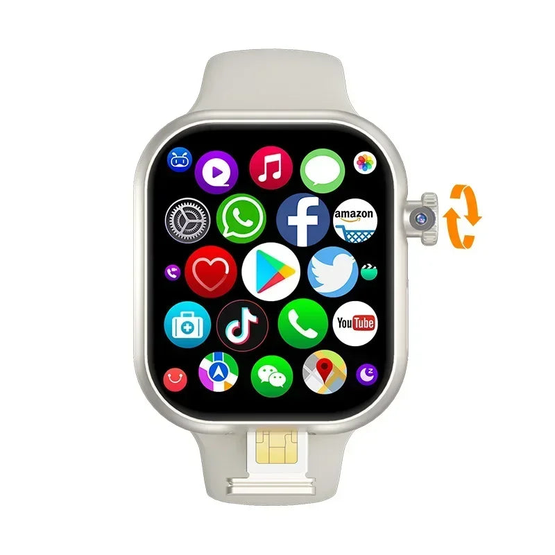 Smartwatch VP29 con cámara giratoria pantalla AMOLED de 2.29 pulgadas 490x580 Edición Global compatible con SIM WiFi GPS videollamadas