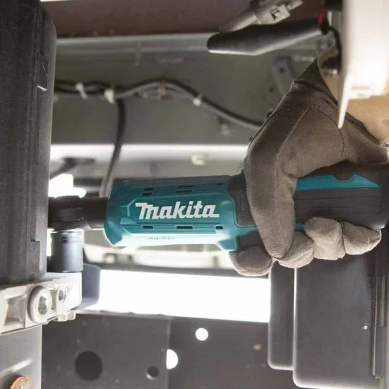 MAKITA DWR180Z Cordless 18V LXT Ratchet Wrench 1/4-Inch Drive 47.5 N·m Torque Angle Socket Wrench for Automotive & DIY