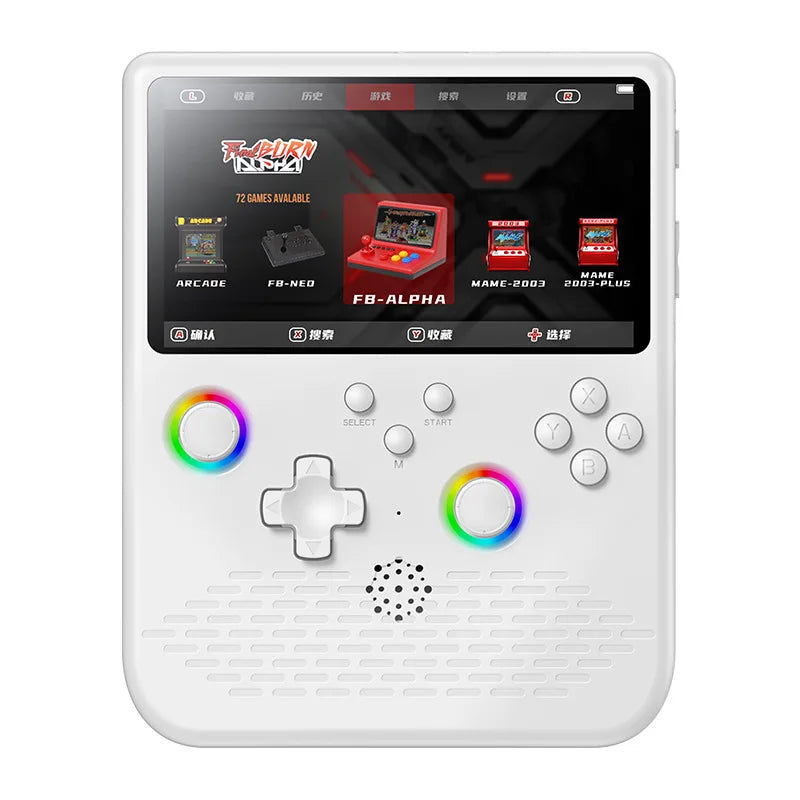 H5 Retro Handheld Game Console Linux System 5.0-inch IPS HD 4K With 64G 20000 Games Portable Pocket Game Console