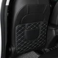 Nuevas alfombrillas antipalanca de cuero de PU para coche, funda protectora del respaldo del asiento del coche para niños, almohadilla antisucios para el asiento trasero del coche, accesorios para coche