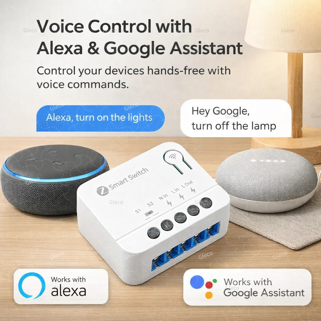 ZigBee Tuya Smart Switch Module Mini DIY Light Relay Breaker Smart Home Automation Work With Smart Life Alexa Google Hub Need