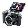 5K 80MP Digital Camera For Photography 18X AF Vlog Camcorder Livestreaming WIFI Webcam Dual Lens Selfie Camera 180° Flip Screen