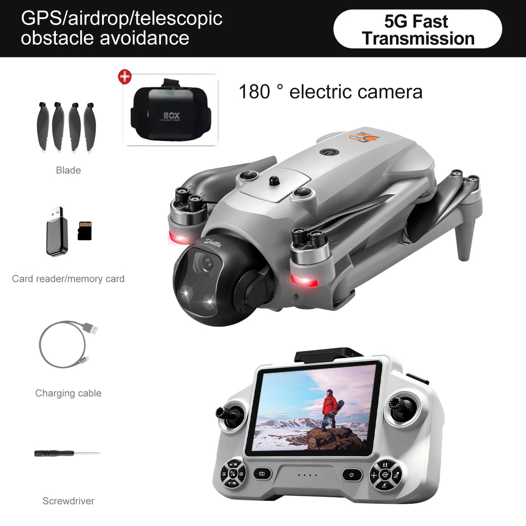 NEW YL059 Mini Drone 8K HD Camera Foldable Quadcopter 5G WiFi FPV Altitude Hold Headless Mode One Key Return RC Drone Toys Gifts