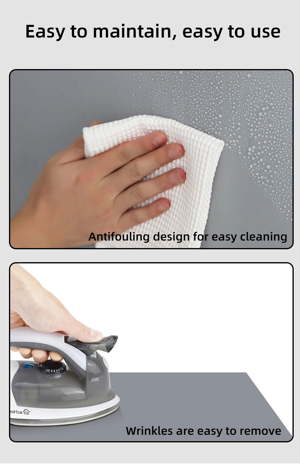 Simple anti glare screen, 60-110 inches, no need to drill holes for installation, high-definition 4K projection screen