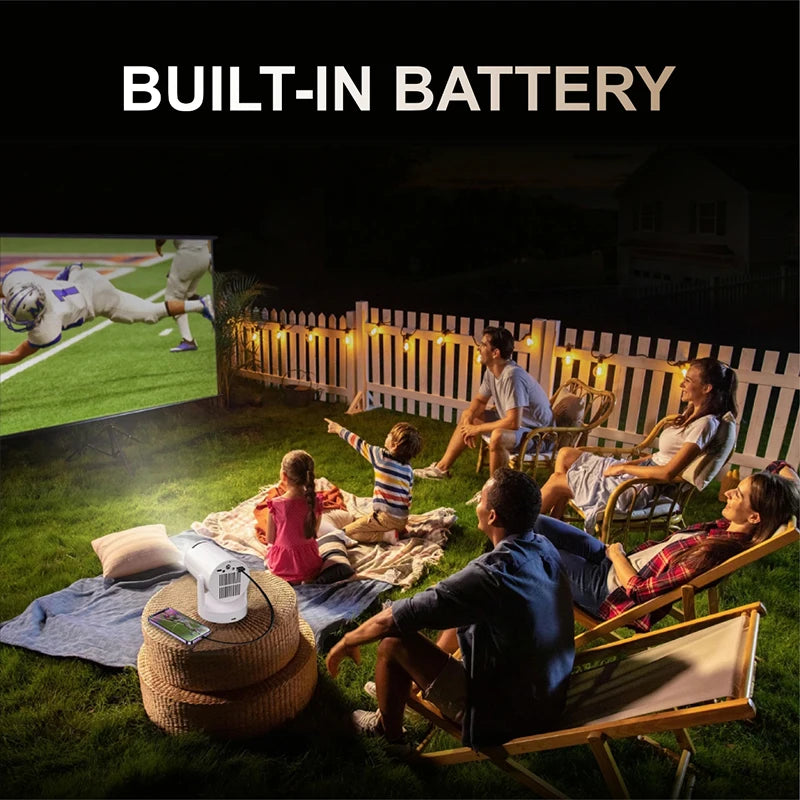 Proyector portátil Full HD LED para exteriores - Edición con batería Y2S es una excelente opción como regalo de cumpleaños o de vacaciones.