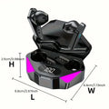Auriculares inalámbricos Bluetooth X15 TWS con pantalla LED, auriculares para juegos con micrófono, audífonos inalámbricos con cancelación de ruido Bluetooth.