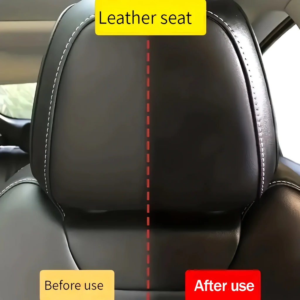 1 pieza de pasta de aceite para el cuidado del mantenimiento del asiento de cuero del coche, crema multifuncional, pulido interior, eliminación de manchas, limpieza de PU reacondicionada