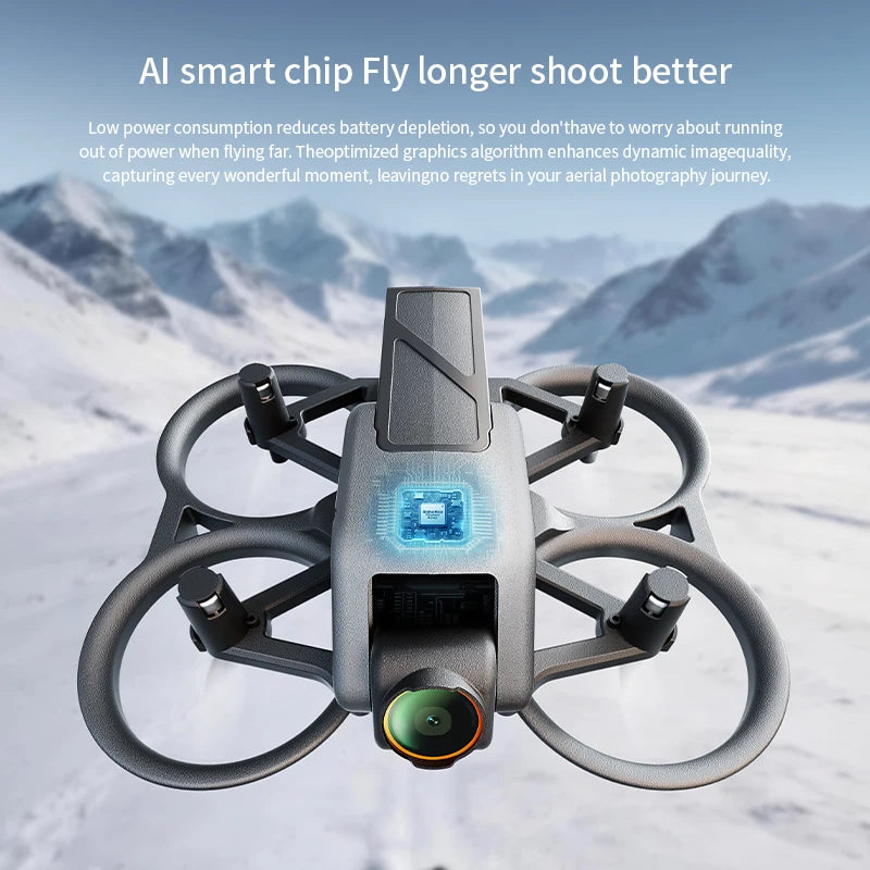 Lenovo A30 PRO Racing Foldable Drone 4K HD Camera Full Surround Guardrail Optical Flow RC Quadcopter Aerial Shoot