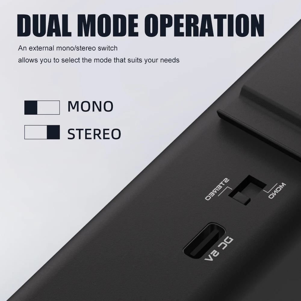 Headphone Amplifier G-MARK P3 Personal In-Ear Monitor Amplifier Stereo/Mono For Musicians DJ Stage Built-in Lithium Battery
