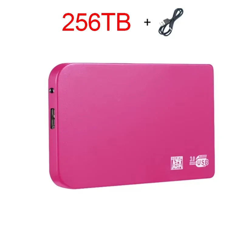 High-speed SSD 256TB USB 3.0 Enclosure Mobile Hard Drive Cases for SSD External Storage HDD Box With USB Cable ABS Tools