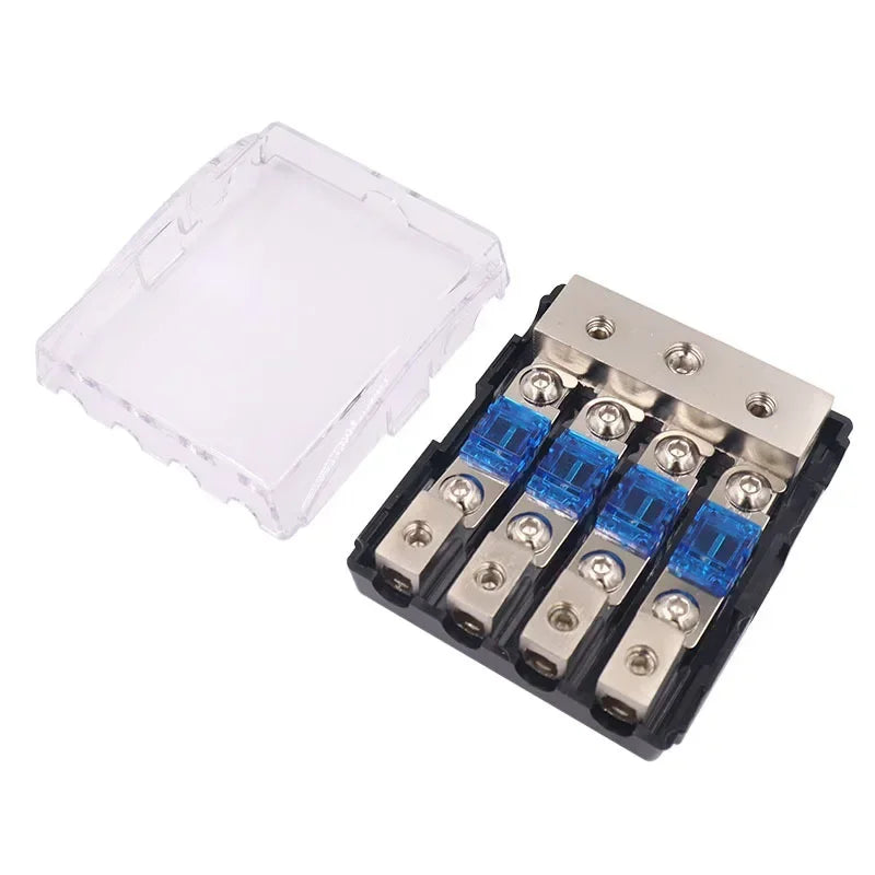 Aleación de zinc niquelada, miniportafusibles estéreo, soporte de fusible AFS de audio, bloque de distribución de energía, caja de fusibles, modificación de audio para automóvil