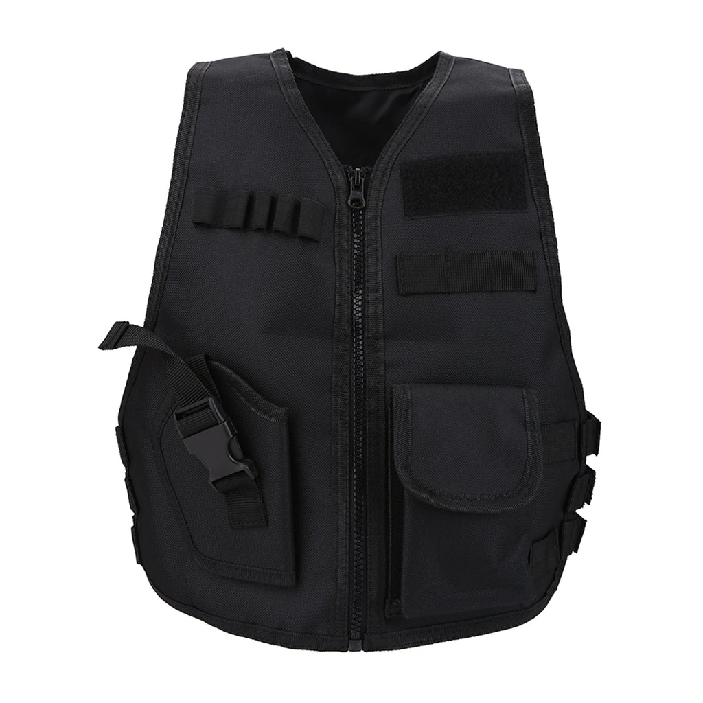 Boys Vest Chidren Tactic Vest Breathable Children Kids Vest Protective Waistcoat for Outdoor Hunting  Games Tactic Vest