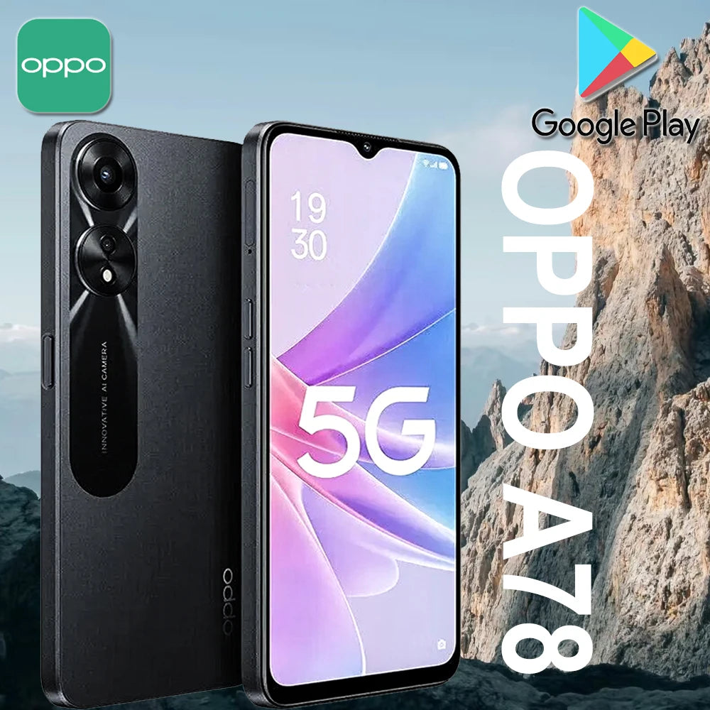 OPPO A78 original smart phone 6.56-inch LCD water drop screen memory and storage: 8GB+256