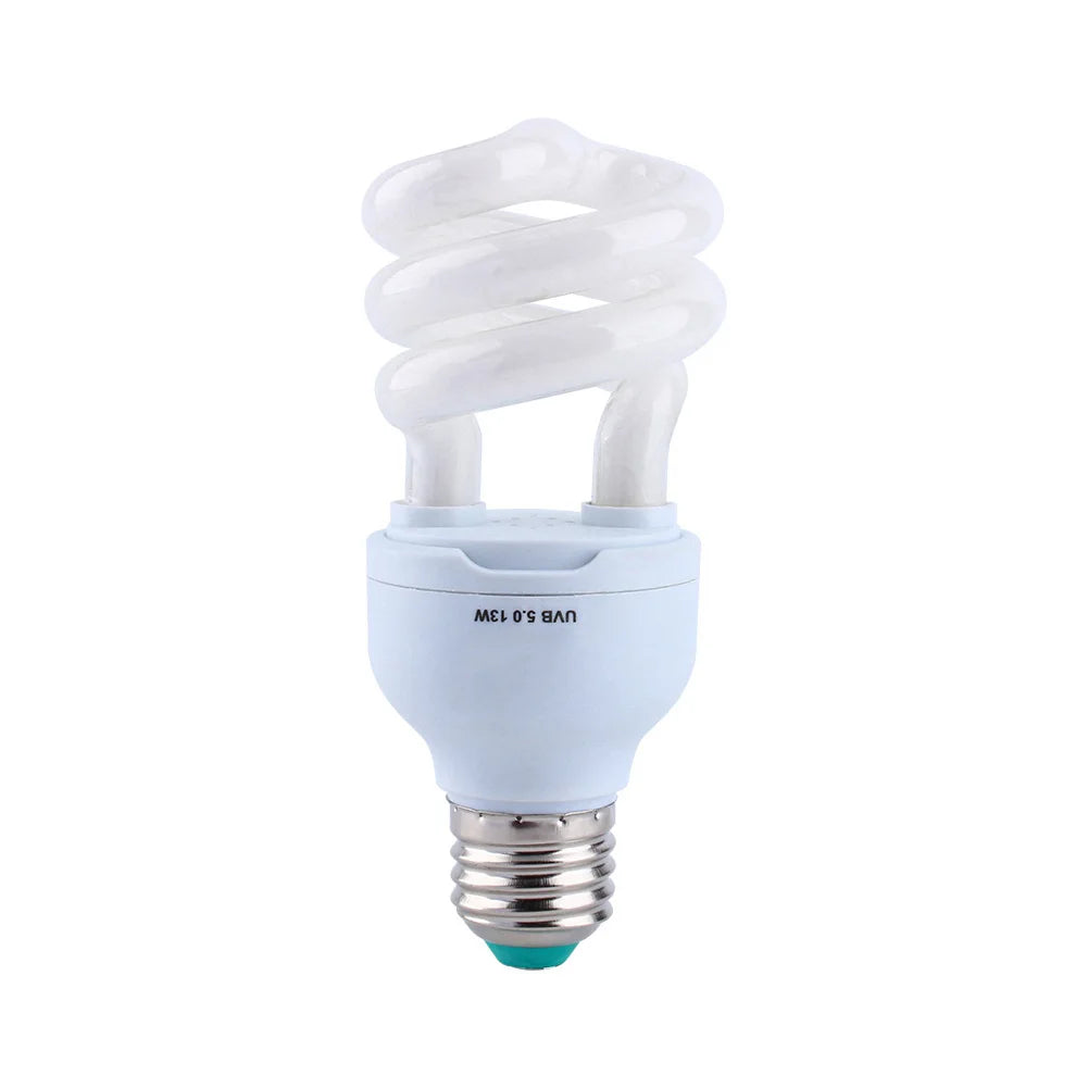 【Venta】 Bombilla de luz UV de 13W UVB 5.0 con base E27 de bajo consumo para tortugas, serpientes y reptiles. Bombilla de bajo consumo para tortugas, serpientes y reptiles.