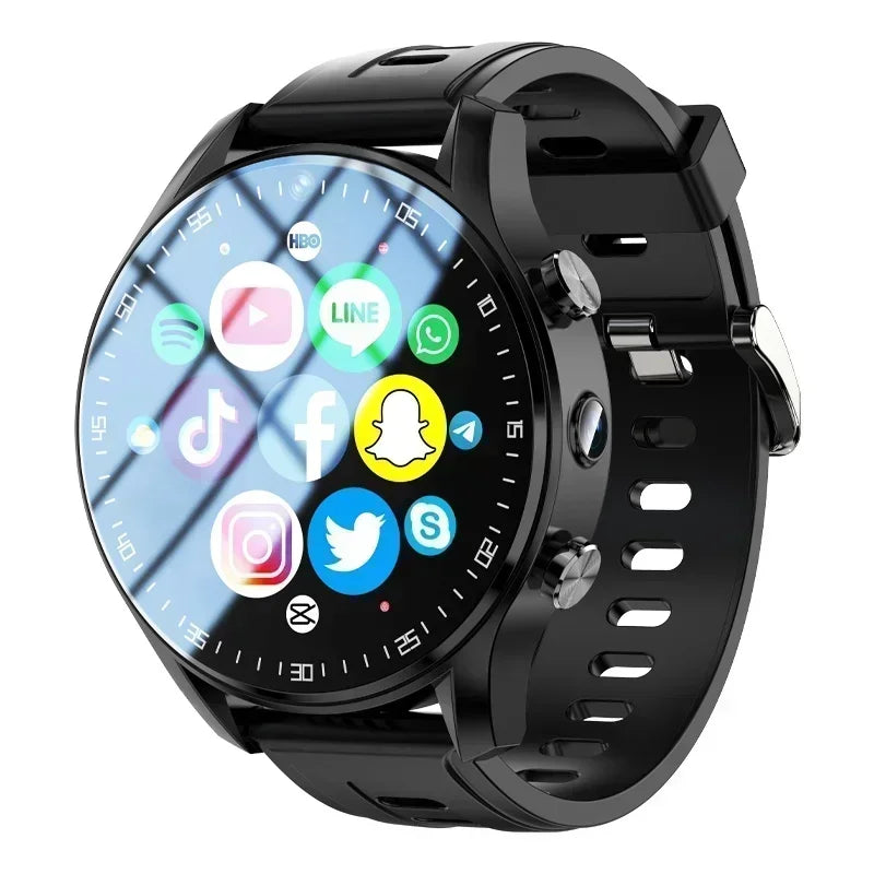 5G Smartwatch A7 Amoled SIM card Dual camera GPS WIFI Connect AI voice assistant Google Play Store Smart watch men and women