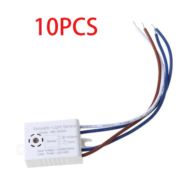 220V  Sound Voice Sensor  Light Switch  Module Detector Auto On Off Intelligent Use In Corridor Bath Warehouse Stair Switch