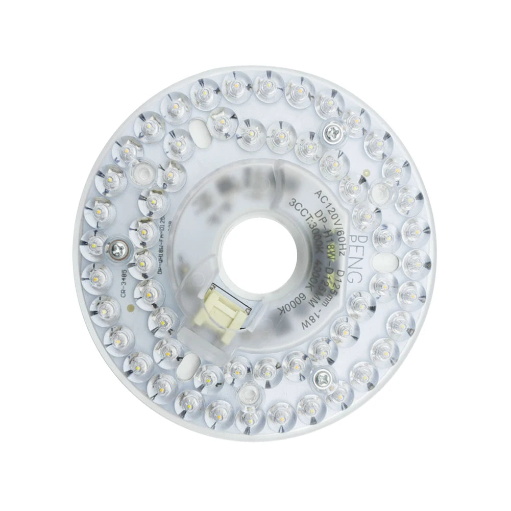 3.9/4.9/6.2 Inch CRI90 Ceiling Fan Light Retrofit Kit 3000/4000/5000K Pendant Light Round Panel Flush Mount Ceiling Light Panel