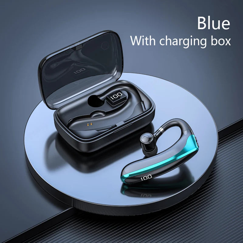 Auriculares inalámbricos Bluetooth con micrófono, audífonos con cancelación de ruido ENC, manos libres para negocios y conducción