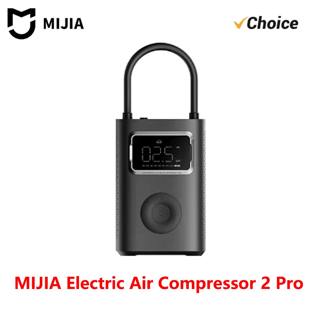 Original MIJIA Air Pump 2 Pro Portable Electric Air Compressor Mi Inflatable Treasure 150psi High Pressure Motorcycle Car Soccer
