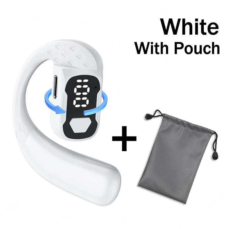 Auriculares Bluetooth inalámbricos con micrófono, auriculares de conducción de aire, manos libres, con cancelación de ruido para conducir Audífonos