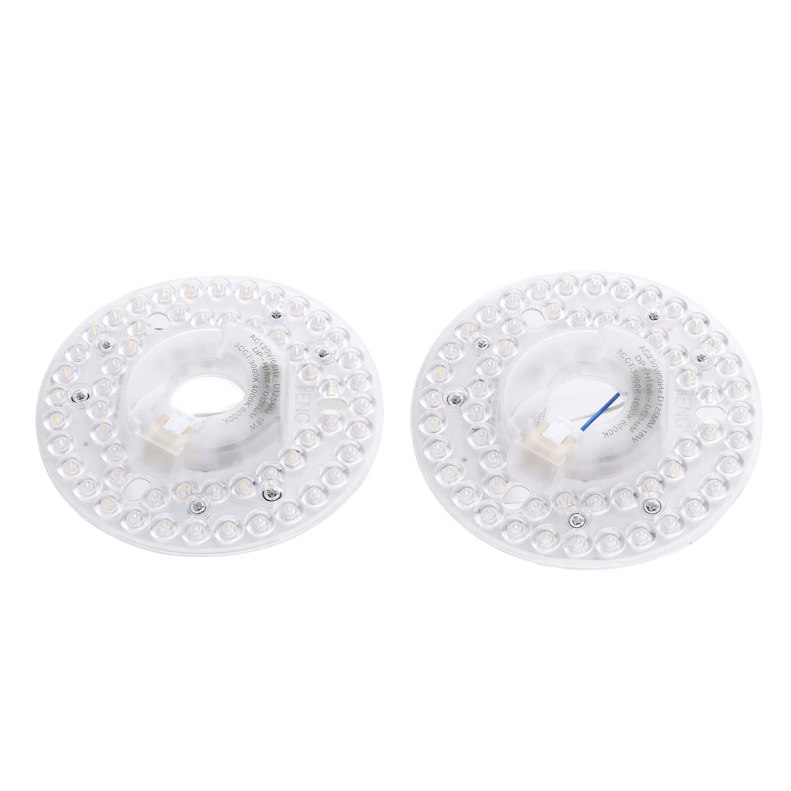 Ceiling Fan Light Replacement Panel Memory Function 3CCT 3000K 4000K 6000K Ceiling Fan LED Light 18W Energy Saving for Home