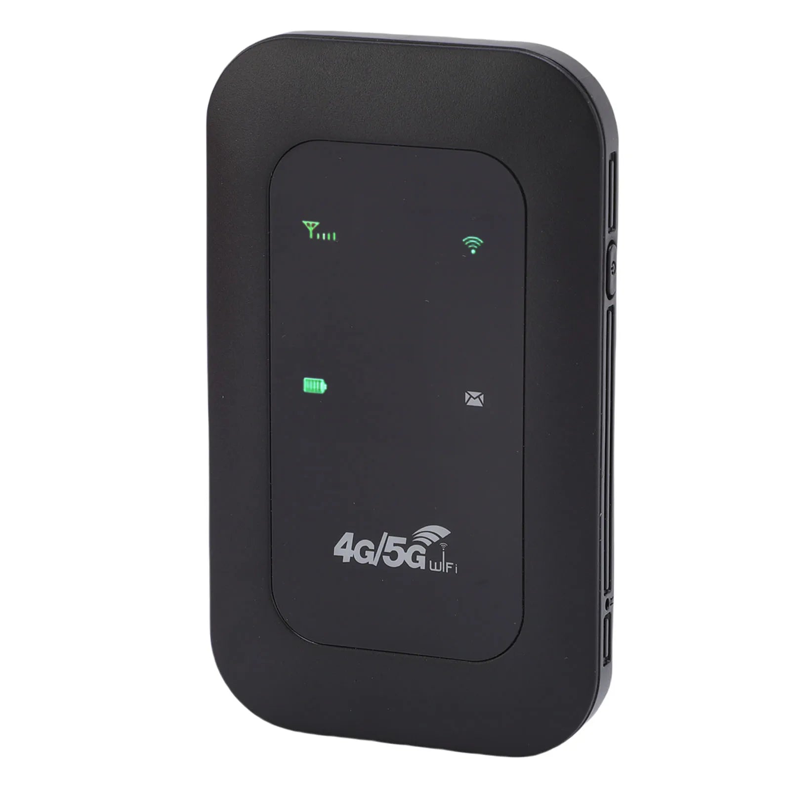 4G 5G WiFi Hotspot Supports 10 Connected Devices LTE Mobile Router for Travel 300Mbps High Speed SIM Card Slot Color LED Display
