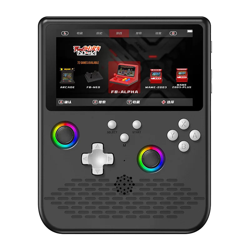 H5 Retro Handheld Game Console Linux System 5.0-inch IPS HD 4K With 64G 20000 Games Portable Pocket Game Console