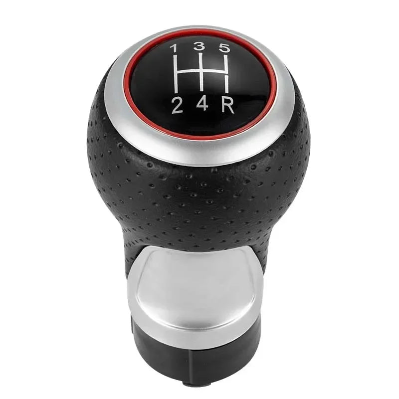 For Audi A3 S3 8p 2003-2013 A4 S4 Q5 S-Line 2007-2015 Leather Shifter Car Gear Shift Knob 12mm 5/6 Speed Handle