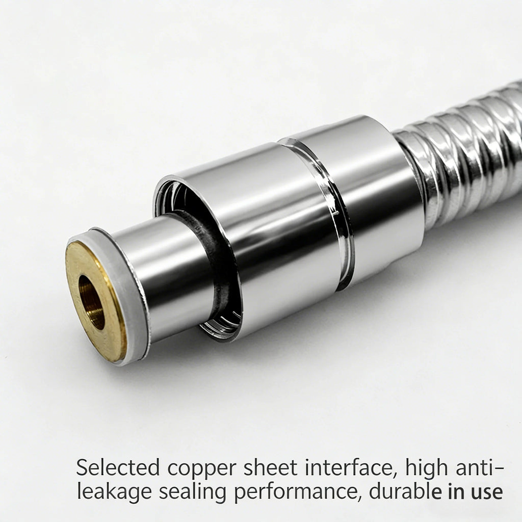 Spray hose, pressurized shower hose, explosion-proof water pipe, rain shower hose, thickened high-pressure shower hose ﻿