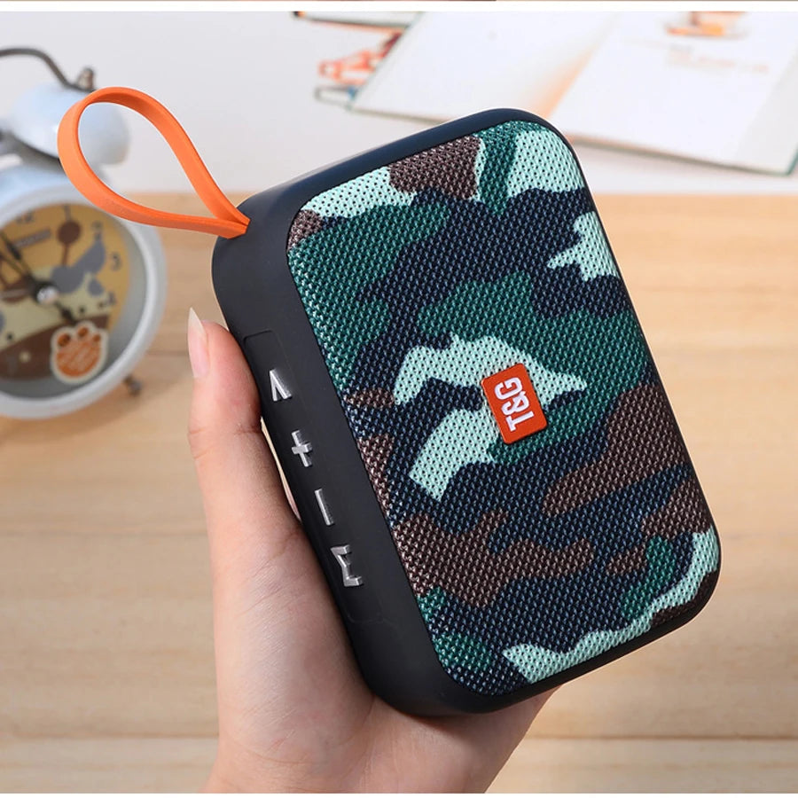 Altavoz inalámbrico Bluetooth portátil Mini Radio FM Impermeable Pequeño Subwoofer Caja de Sonido Música Woofer Computadora PC AUX Caixa De Som