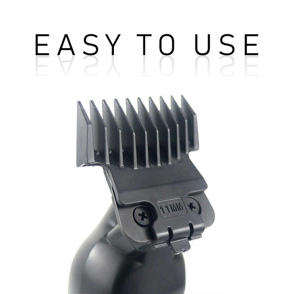For Kemei KM-2299 1 2 3 5 7 9 11mm Professional Hair Trimmer Limit Comb Guards Hairdresser Hair Cutting Guide Barber Accesories