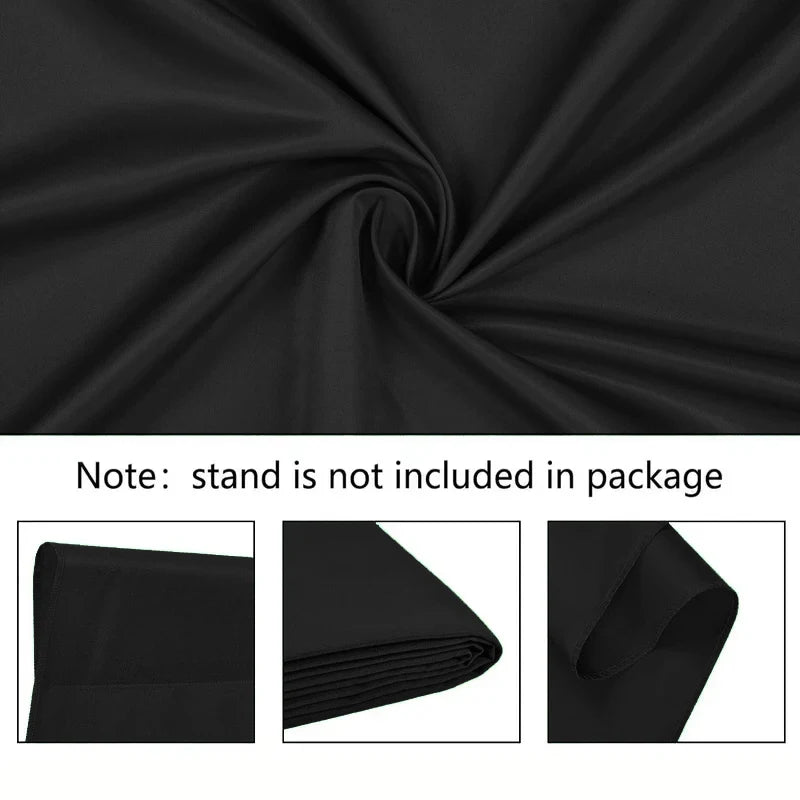 Portable black background fabric, suitable for photography, multifunctional and easy to install background fabric