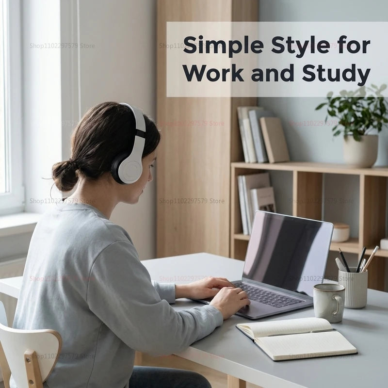 Auriculares inalámbricos Bluetooth P47, plegables, deportivos, adecuados para la oficina, el gimnasio, correr y hacer ejercicio