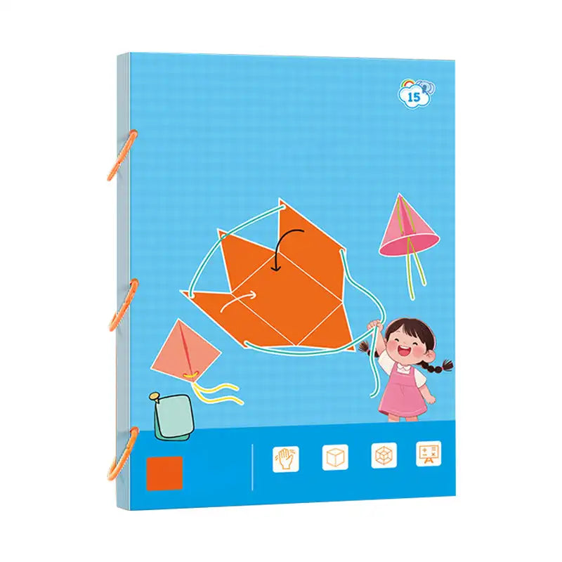 Pull String 3D Geometry Learning Book Stereoscopic Geometric Model Primary School Mathematics Teaching Game For Children Fun DIY